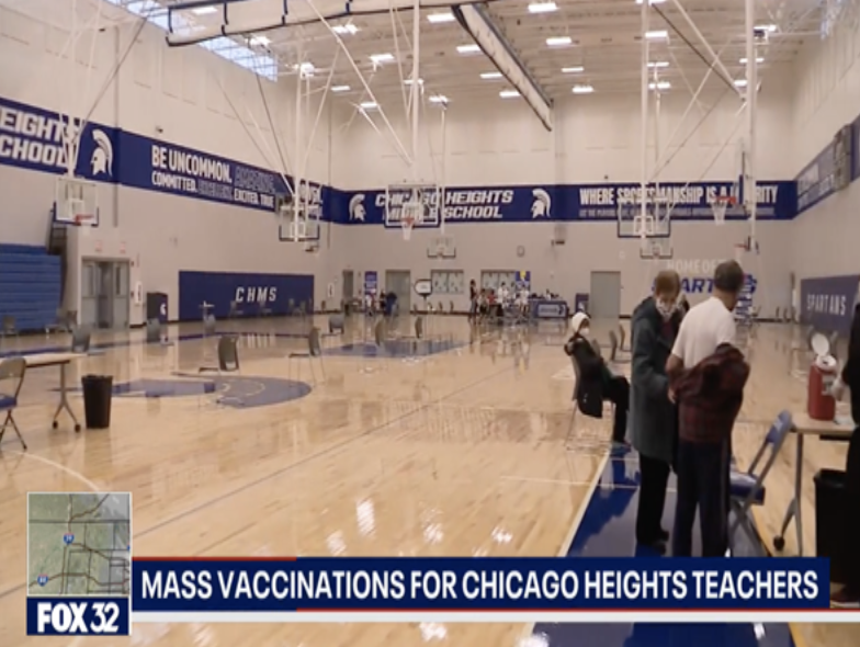news mass vaccinations for chicago heights teachers